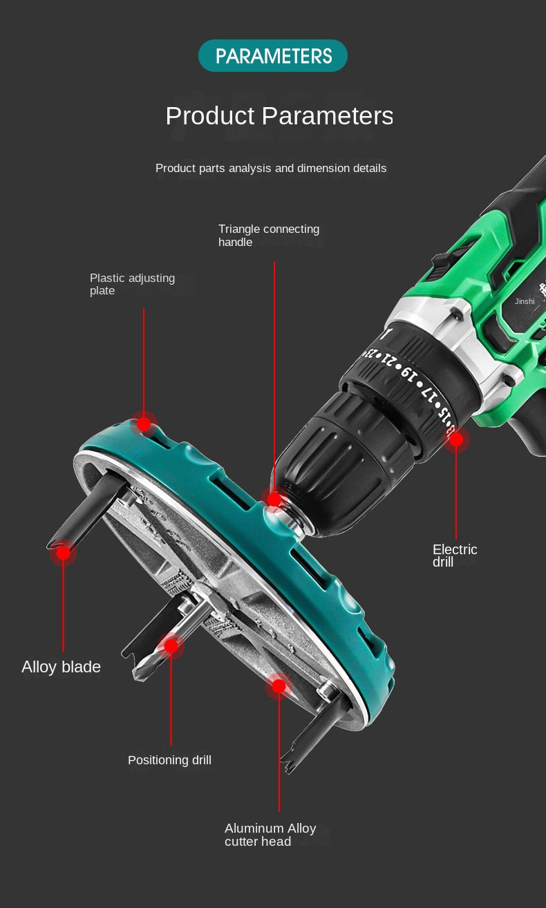 Adjustable Hole Opener - Cut Perfect Holes Every Time