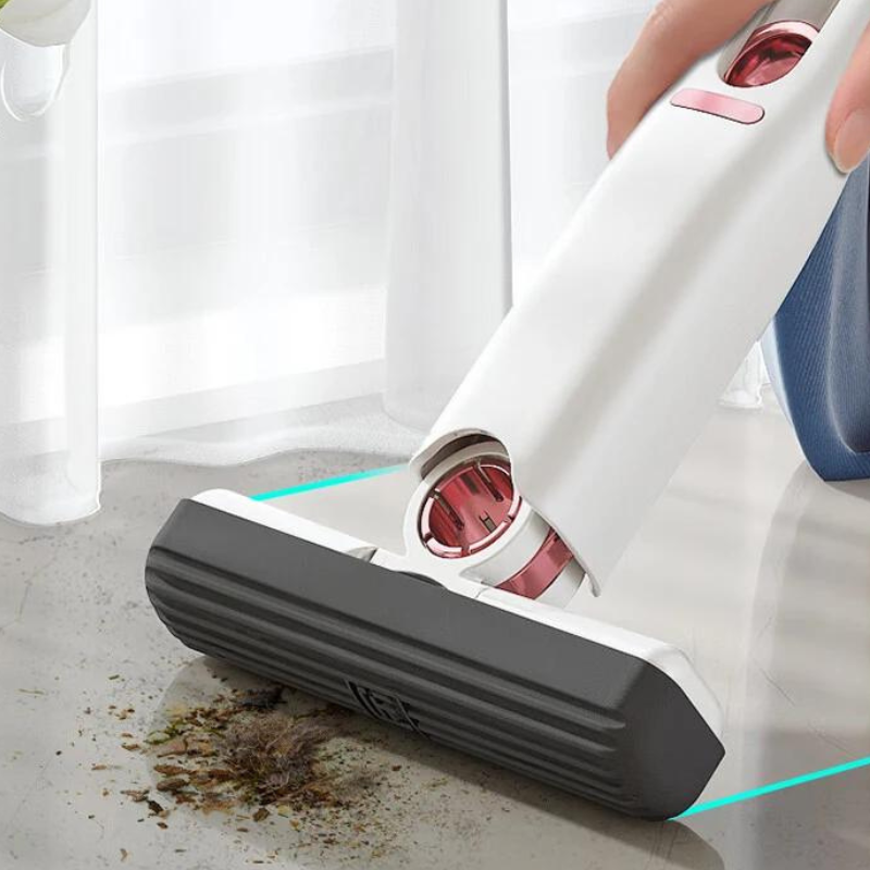 Mighty Folding Mini Mop—the ultimate weapon against dirt, spills, and stains