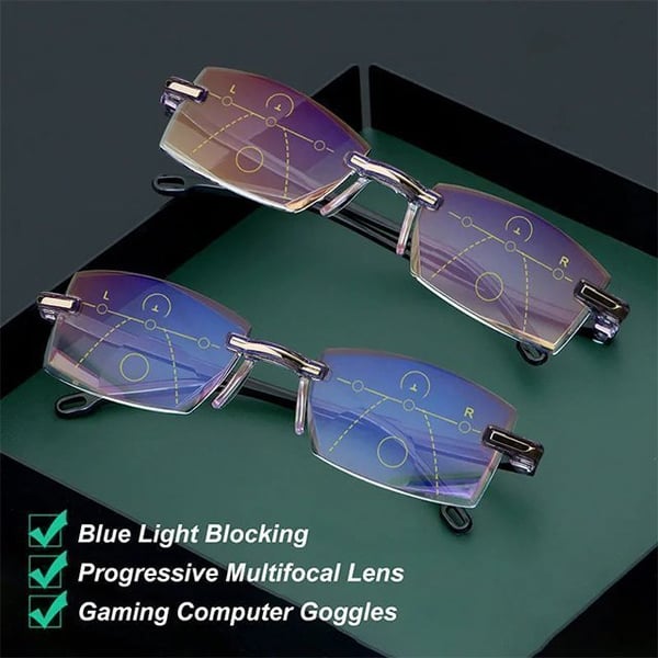 FocusFlex Progressive Blue Light Filter Glasses