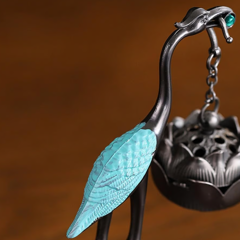 Hanging Crane Incense Burner