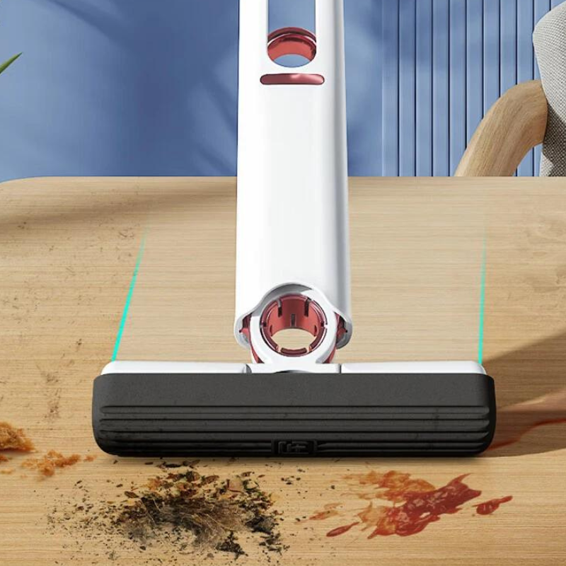 Mighty Folding Mini Mop—the ultimate weapon against dirt, spills, and stains