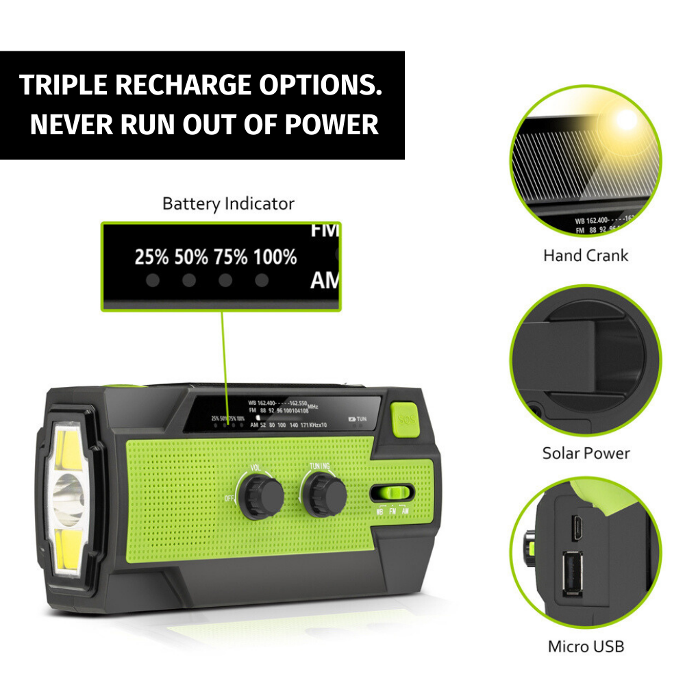 RescueWave 5-in-1 Emergency Radio