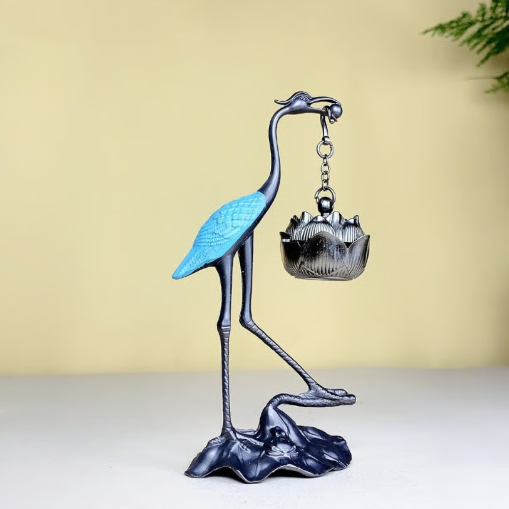 Hanging Crane Incense Burner