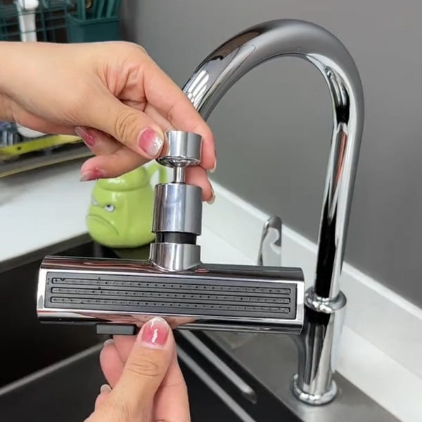 🚰 Advanced 360° Three-Mode Waterfall Modern Faucet – Perfect for Every Kitchen Task