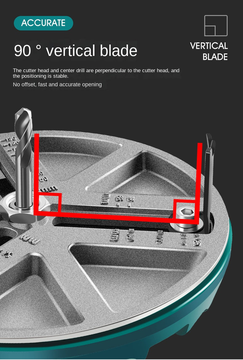 Adjustable Hole Opener - Cut Perfect Holes Every Time